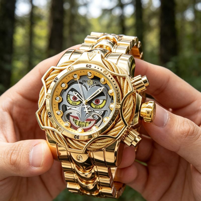 Reloj Invicta de Acero Chapado en Oro