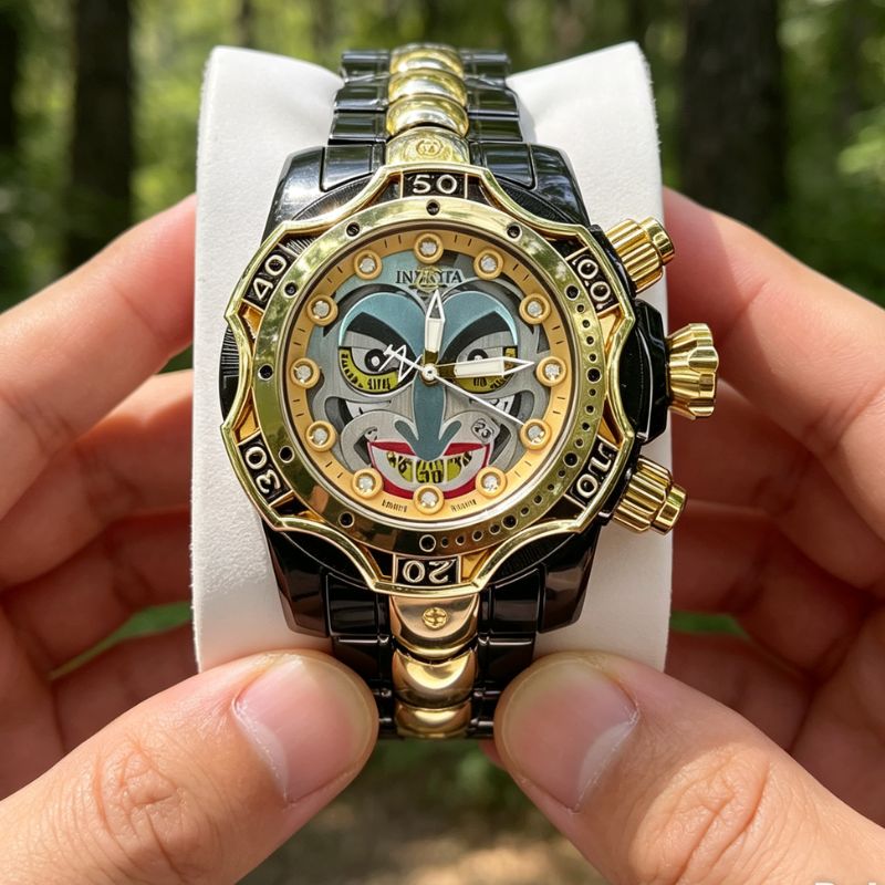 Reloj Invicta de Acero Chapado en Oro