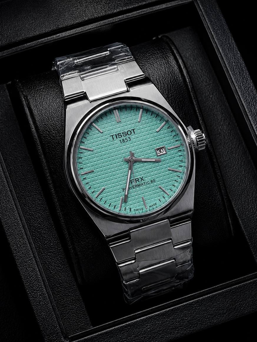 Tissot™ Prx de Acero + Estuche de Lujo