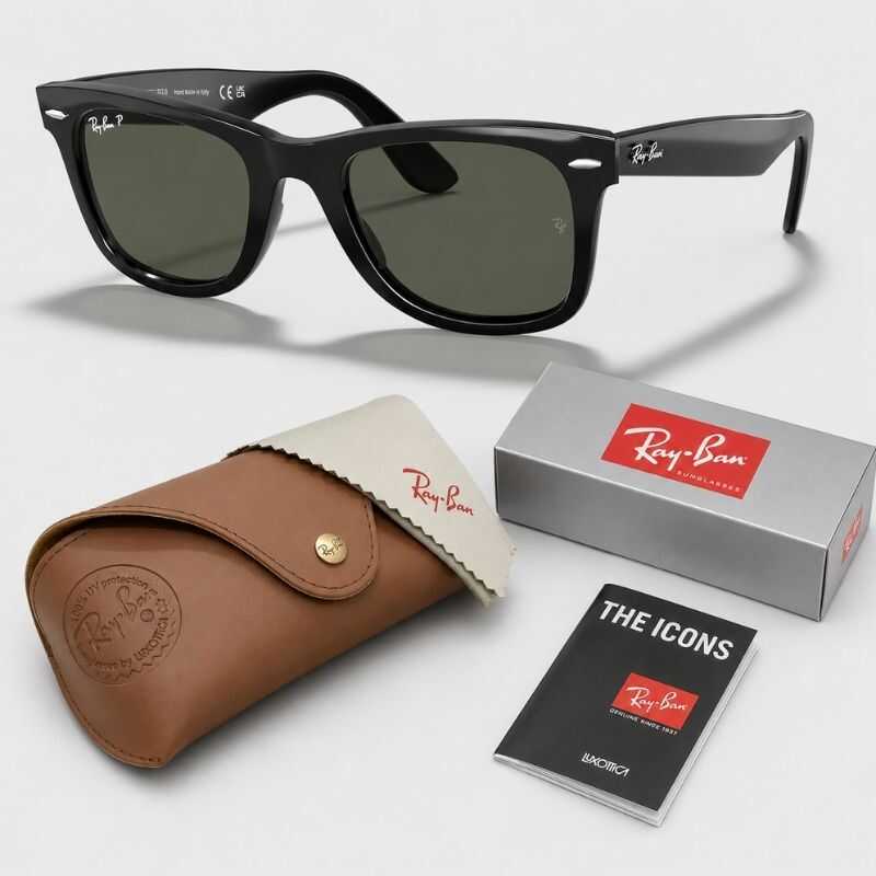 Rayban™ Wayfarer Polarizadas + Estuche de Lujo