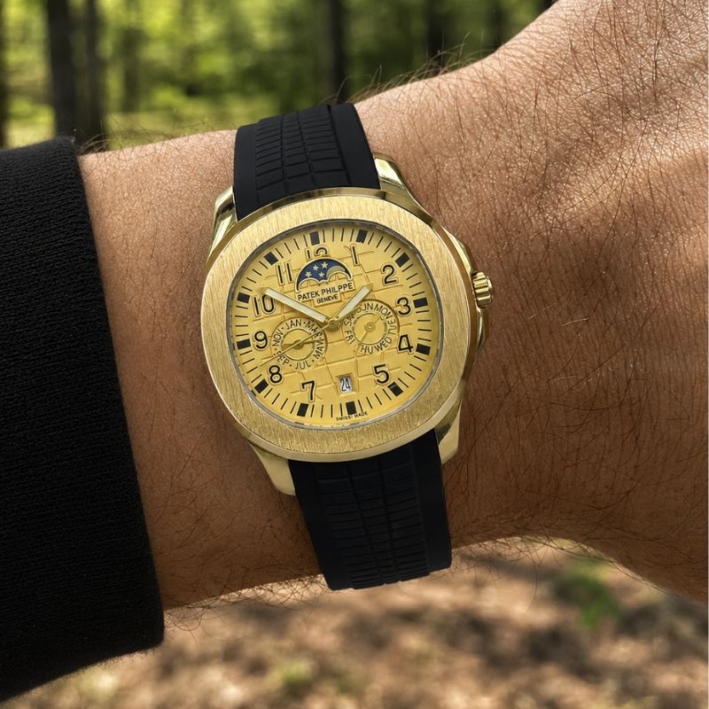 Patek™ Aquanaut Semiautomático + Estuche de Lujo