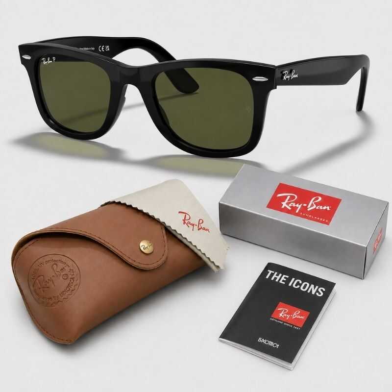 Rayban™ Wayfarer Polarizadas + Estuche de Lujo