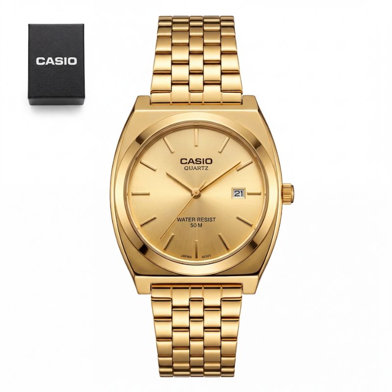 Casio® Vintage Jubilee B185D 1A + Estuche de Lujo