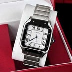 Cartier Santos Automático + Estuche de Lujo