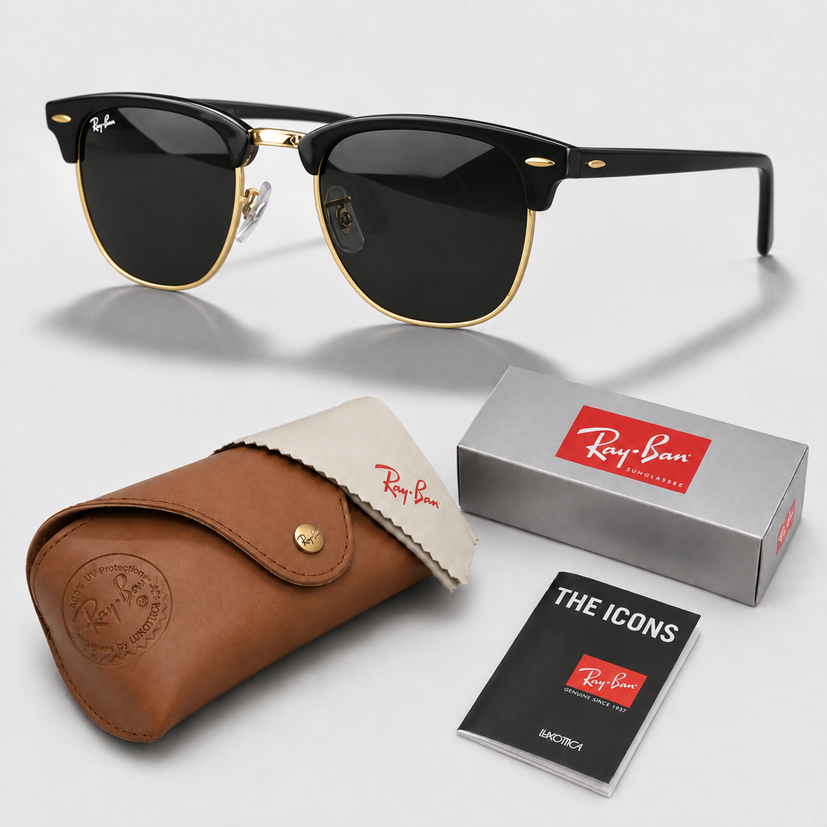 Rayban™ Club Master Polarized + Estuche de Lujo AGOTADO